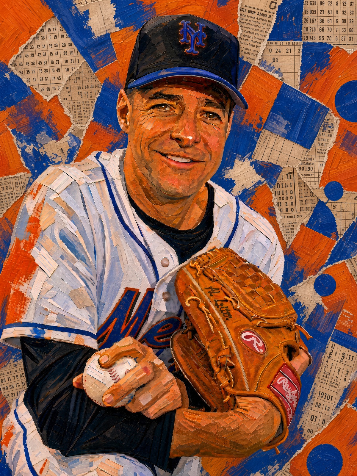 Al Leiter, SI portrait by Higgie