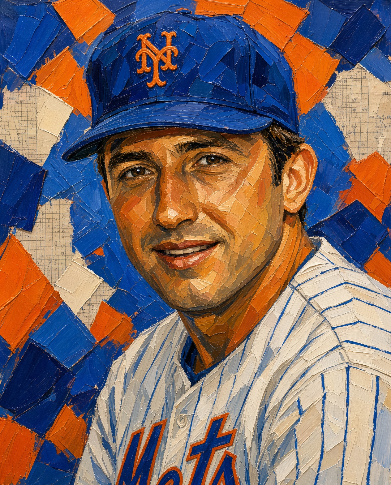 Jerry Koosman, SI portrait by Higgie