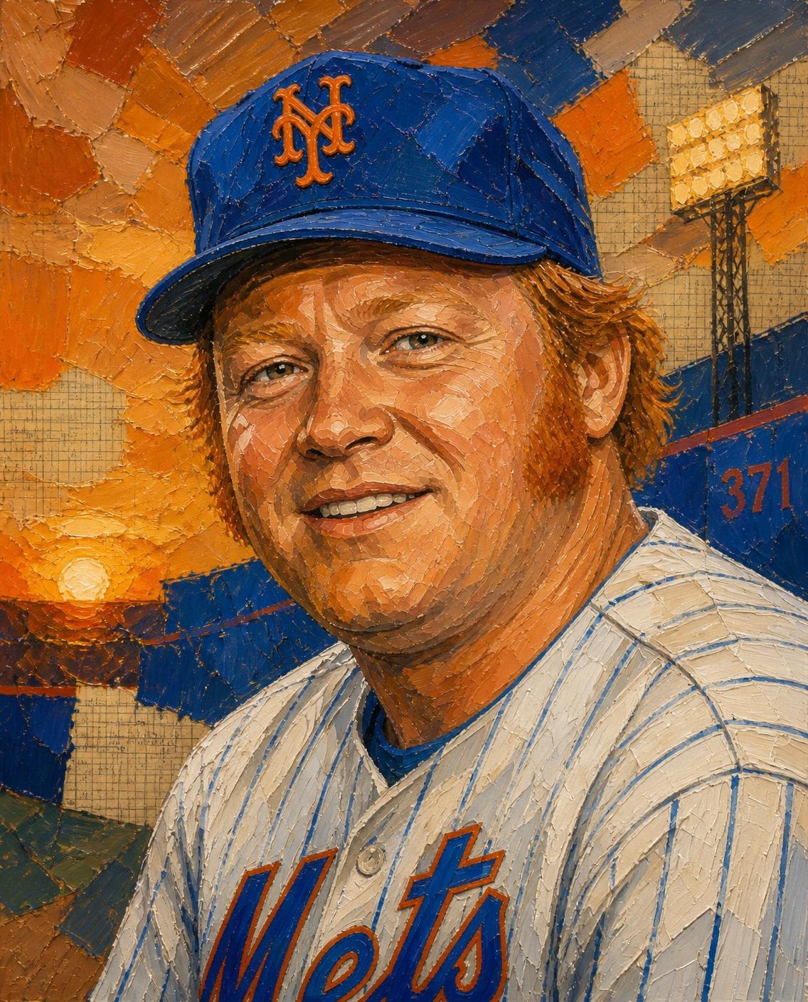 Rusty Staub, SI portrait by Higgie